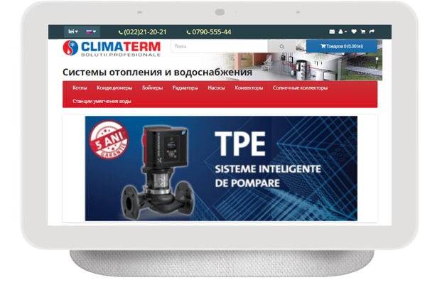 E-commerce - Inrernet shop Climaterm.md